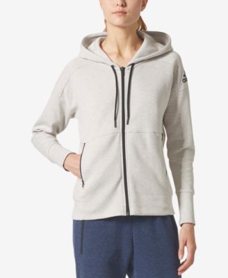 adidas women's id stadium full zip hoodie