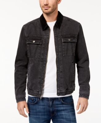 black jean jacket macys