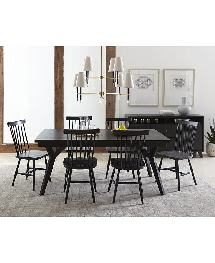 Furniture Bensen Dining Chair, 6Pc. Set (Set of 6 Chairs), Created for