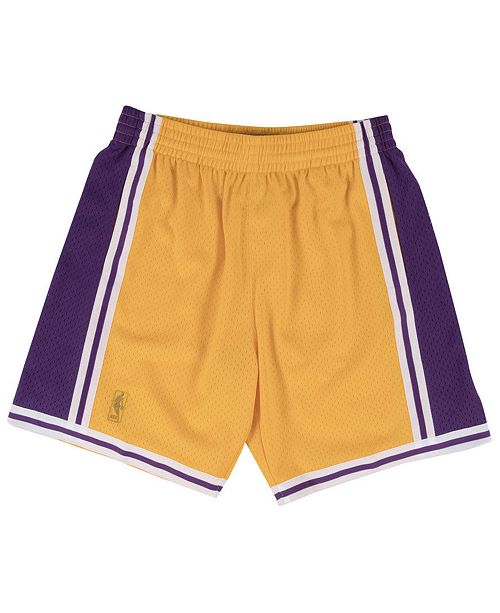 Mitchell Ness Men S Los Angeles Lakers Swingman Shorts Reviews Sports Fan Shop By Lids Men Macy S
