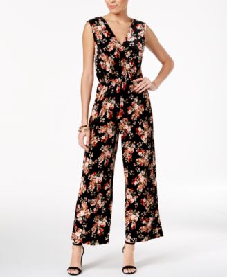 macys velvet jumpsuit