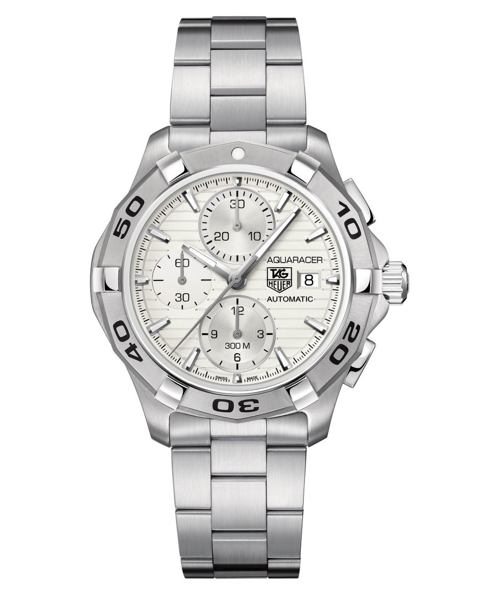 TAG Heuer Watch, Mens Automatic Chronograph Stainless Steel Bracelet