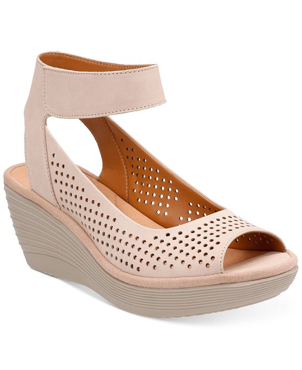 Clarks Collection Women's Reedly Salene Wedge Sandals & Reviews ...