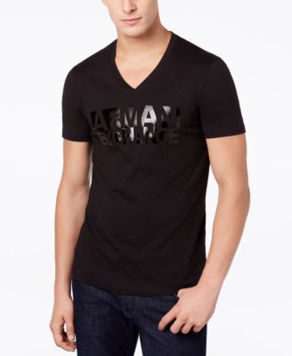 armani exchange men's v neck t shirts