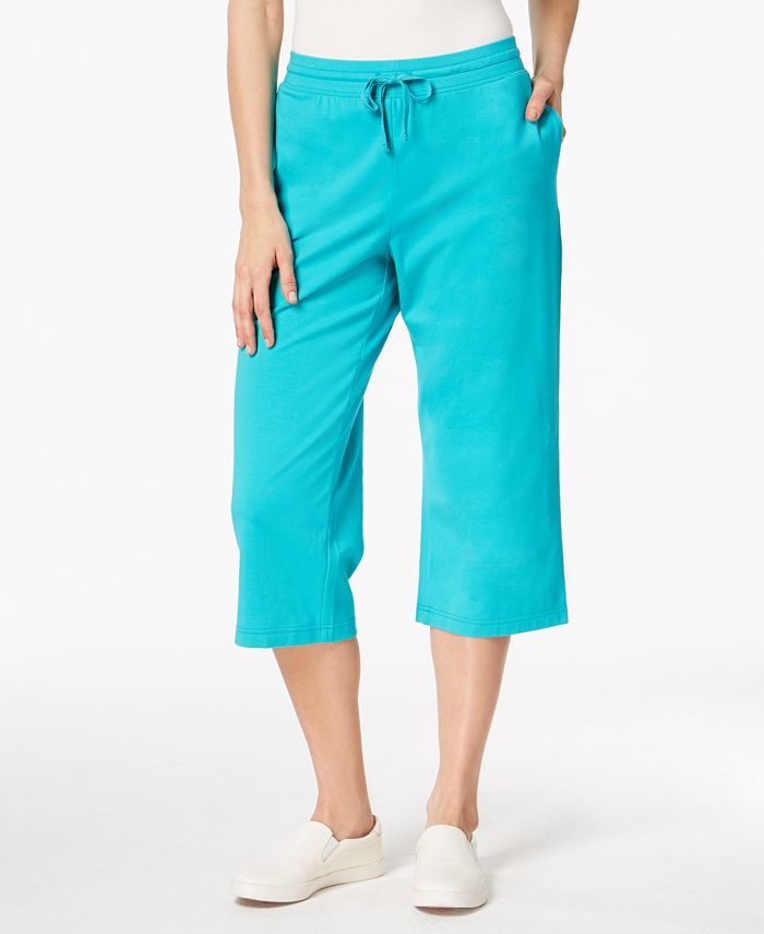 Karen Scott Drawstring Capri Pants, Created for Macy's & Reviews ...