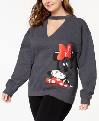 plus size minnie mouse sweatshirt