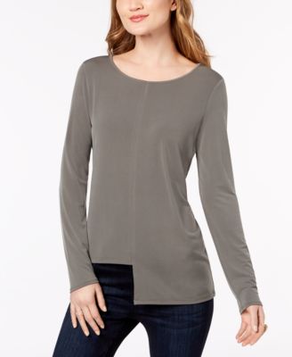 macy's asymmetrical tops