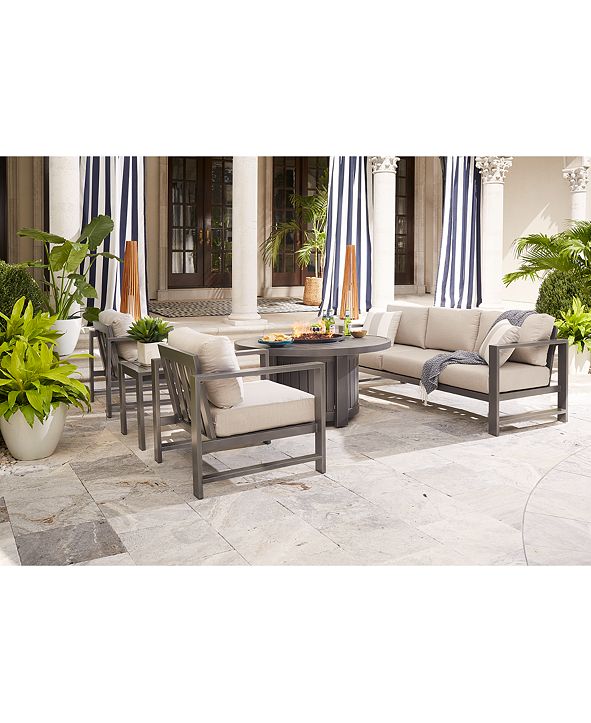 Furniture Aruba Grey Outdoor Seating Collection, with ...