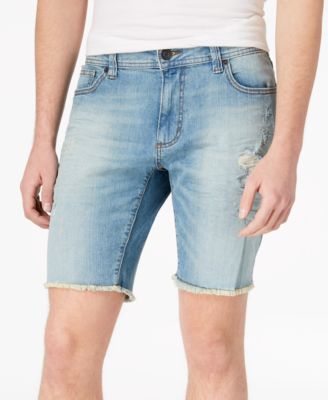 cut off denim shorts mens