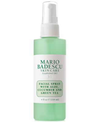 Спрей для лица Mario Badescu с Алоэ, огурцом и зеленым чаем, 4 унции.