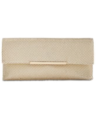 Клатч из блестящей сетки I.N.C. International Concepts, эксклюзивно представленный в Macy's gold
