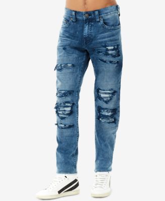 true religion ripped jeans mens