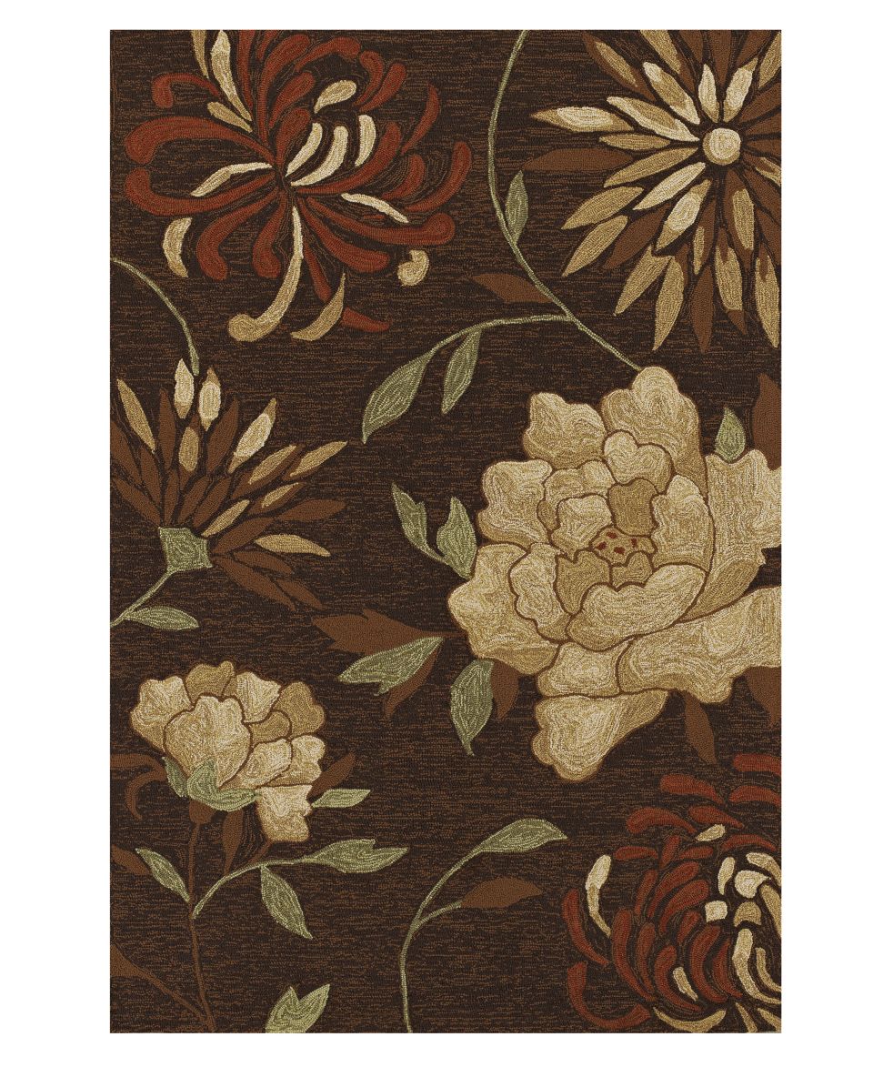 Dalyn Area Rug, Indoor/Outdoor Terrace TE19 Espresso 8 x 10