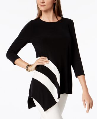 macy's asymmetrical tops