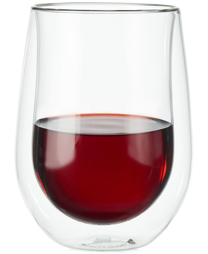 J.A. Henckels Zwilling Sorrento Double Wall Stemless Red Wine Glasses, Set of 2 & Reviews