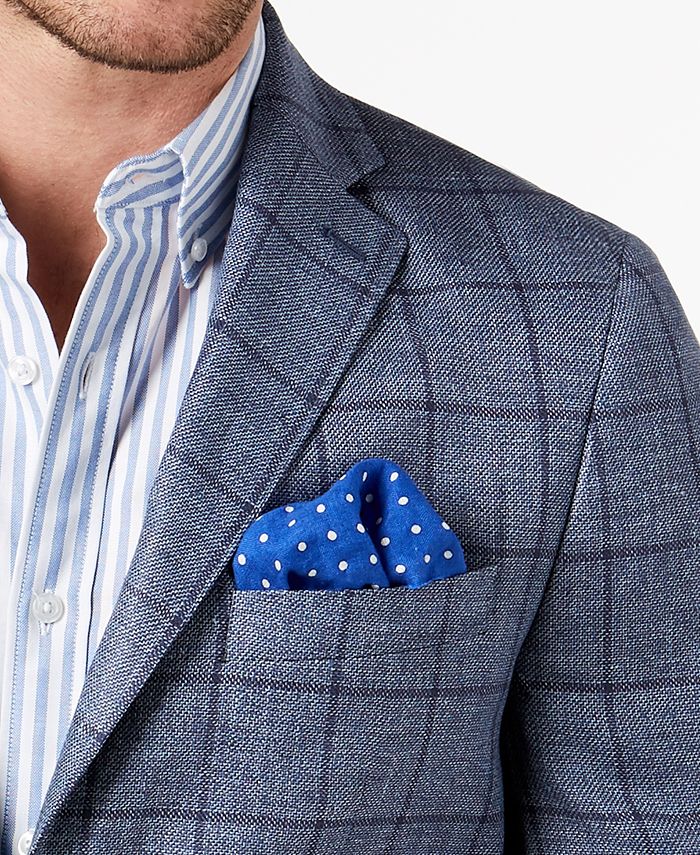 Lauren Ralph Lauren CLOSEOUT! Men's ClassicFit Ultraflex Stretch Blue