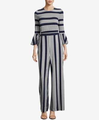 eci striped jumpsuit