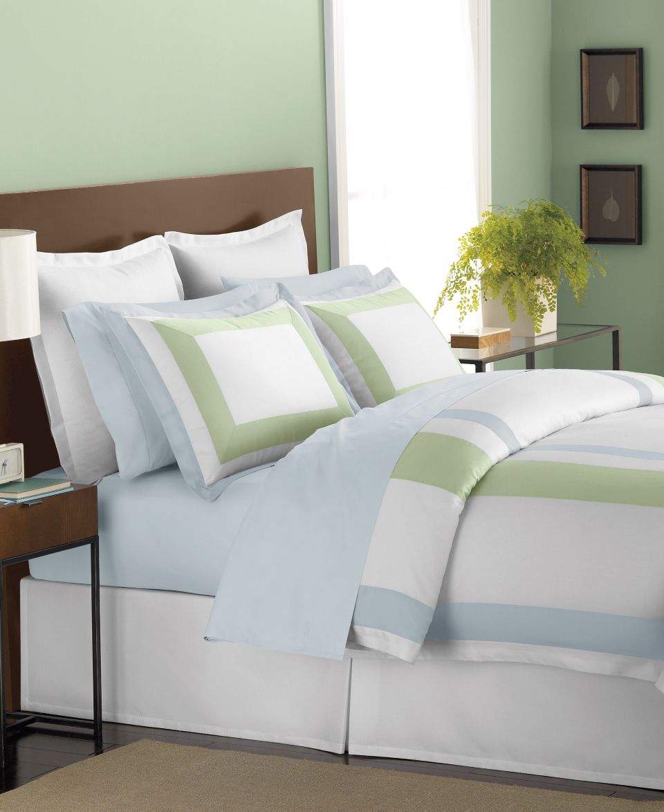 Martha Stewart Collection Bedding, Thompson Square King Duvet Cover