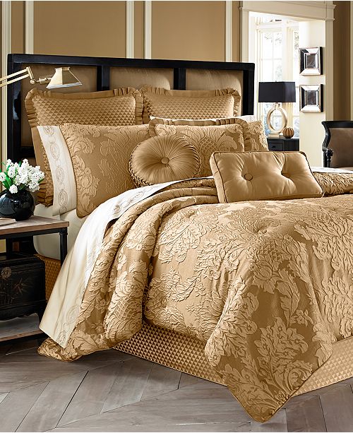 J Queen New York Concord 4 Pc Gold California King Comforter Set Reviews Comforters Fashion Bed Bath Macy S
