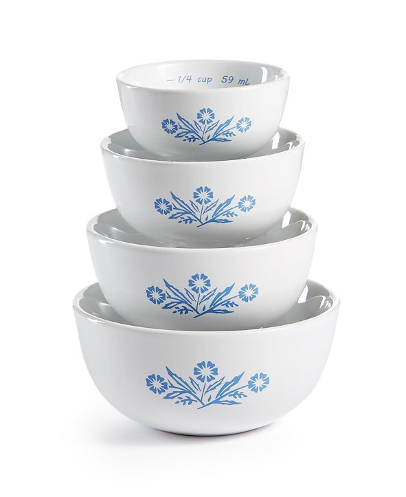 Corningware Cornflower 4Pc. Measuring Bowl Set & Reviews Bakeware