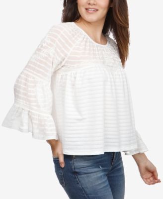 lucky brand bell sleeve top