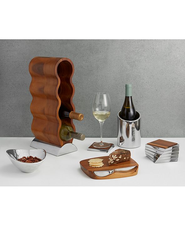Nambé Nambe Barware Curvo Wine Rack & Reviews Bar & Wine Dining