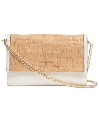 calvin klein cork purse