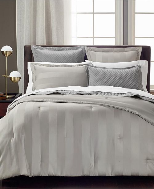 Charter Club Reversible Comforters 550 Thread Count 100 Supima Cotton Created For Macy S Reviews Duvet Covers Bed Bath Macy S