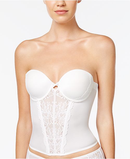 Maidenform Super Sexy Strapless Floral Lace Push Up Bustier Mfb100 Created For Macy S Reviews All Bras Women Macy S Earn points on your gift shopping 🛍. maidenform super sexy strapless floral