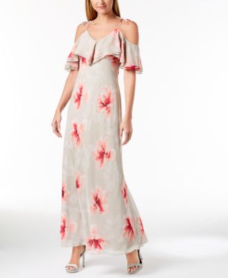 macy's calvin klein maxi dresses