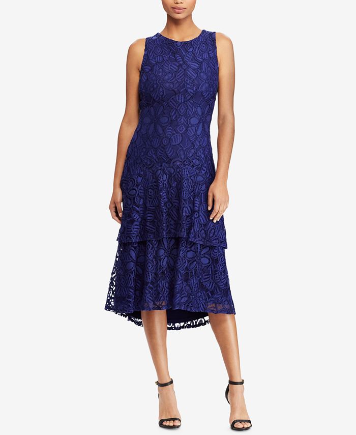 Lauren Ralph Lauren Floral Lace Tiered Dress Reviews Dresses Women Macy S Buy ralph lauren wrap dresses and get the best deals at the lowest prices on ebay! macy s