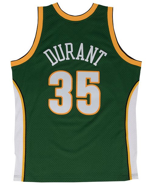 Mitchell Ness Men S Kevin Durant Seattle Supersonics Hardwood Classic Swingman Jersey Reviews Sports Fan Shop By Lids Men Macy S