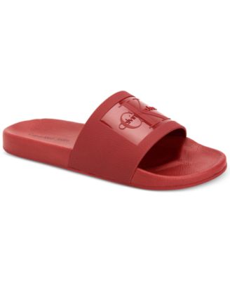 calvin klein men's slide sandals