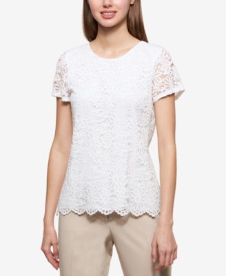 tommy hilfiger lace top