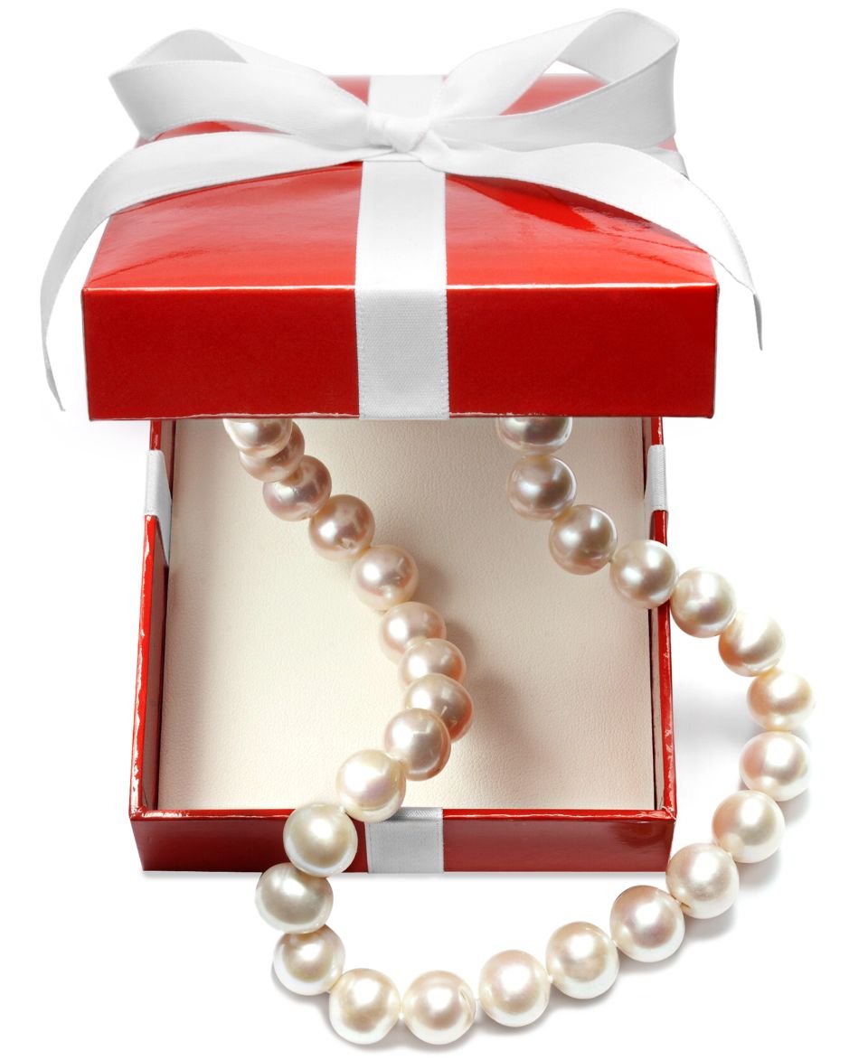 Belle de Mer Pearl Necklace, 18 14k Gold A+ Cultured Freshwater Pearl