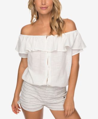 macys cotton blouses