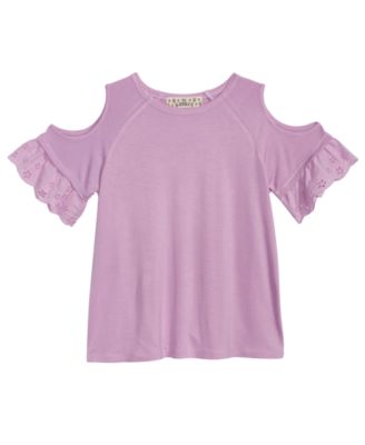 pink republic cold shoulder sweater