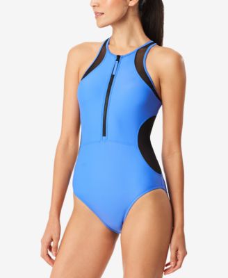 front zip swimsuit womens