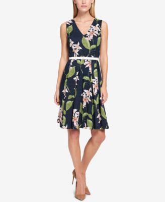 macy's tommy hilfiger floral dress
