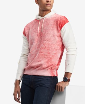 pink tommy hilfiger hoodie