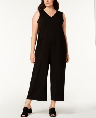 plus size jersey jumpsuit