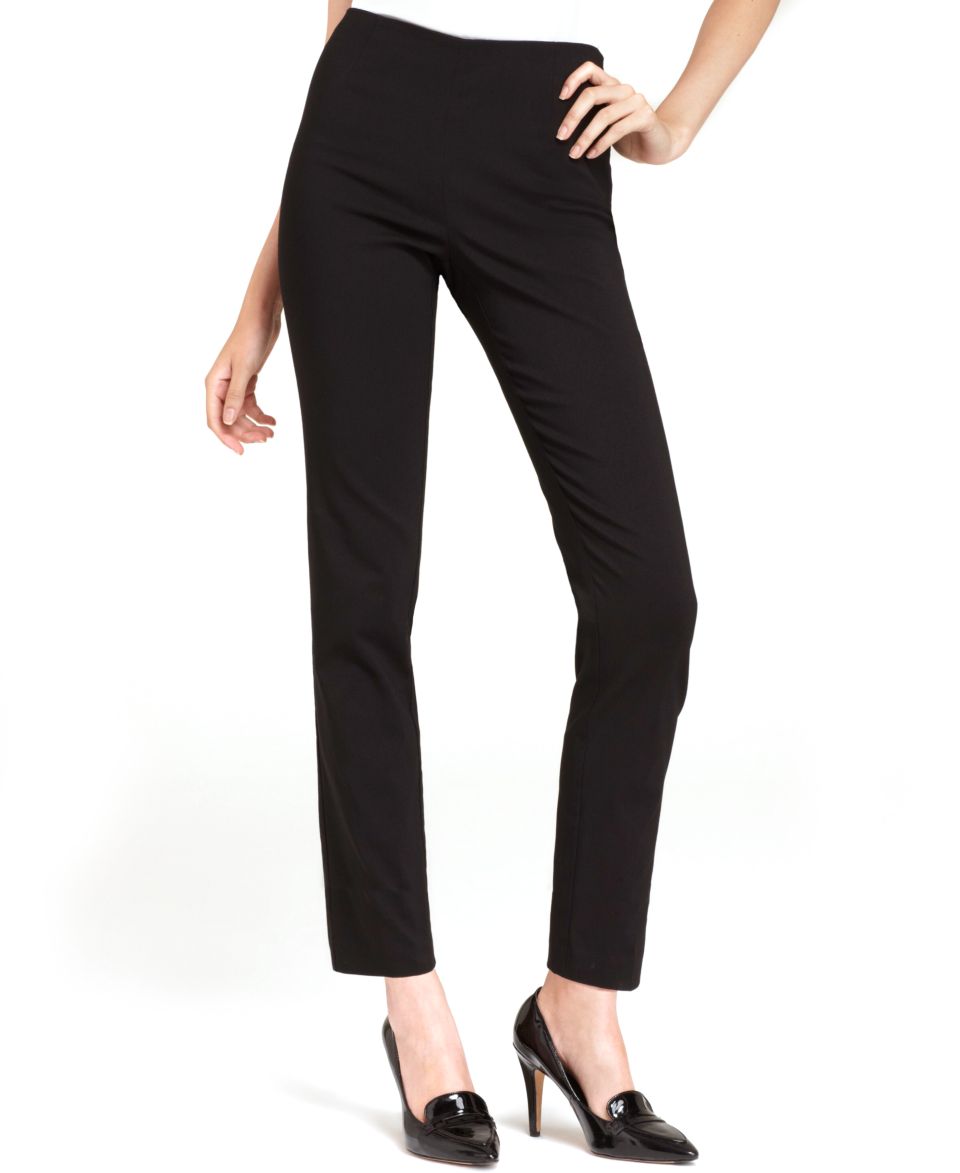 Ellen Tracy Pants, Slim Leg Side Zip   Womens