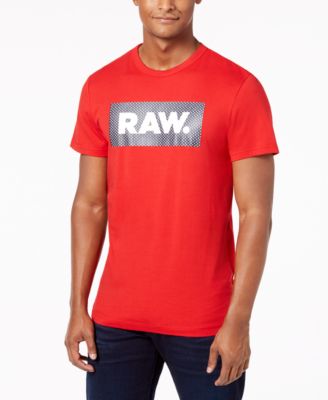 g star raw red t shirt