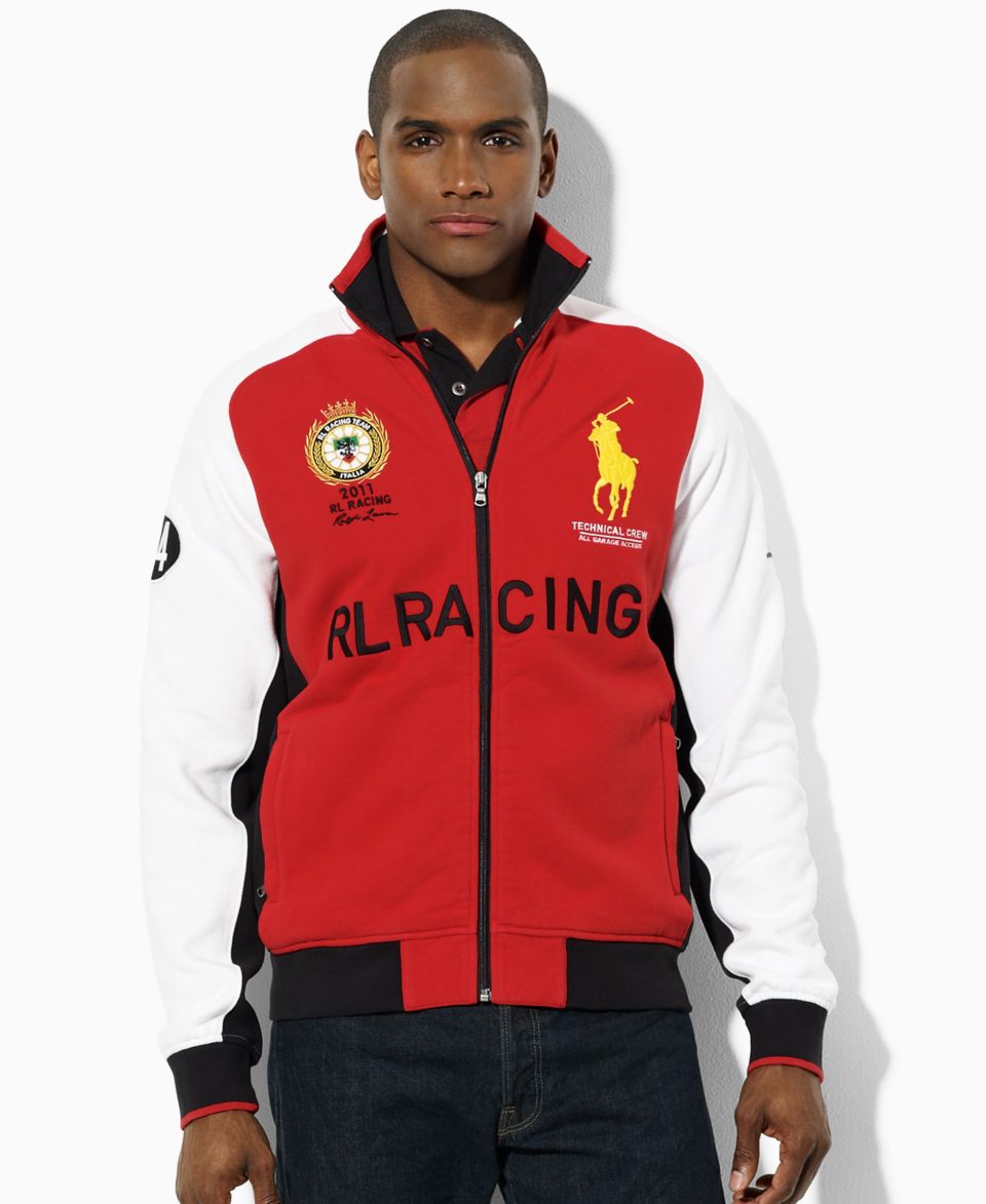 Polo Ralph Lauren Track Jacket, Italy Ocean Race Full Zip Jacket