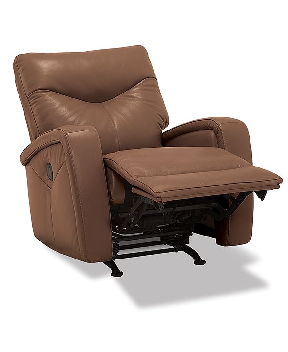 Furniture Erith Leather Power Rocker Recliner & Reviews Recliners Furniture Macy's