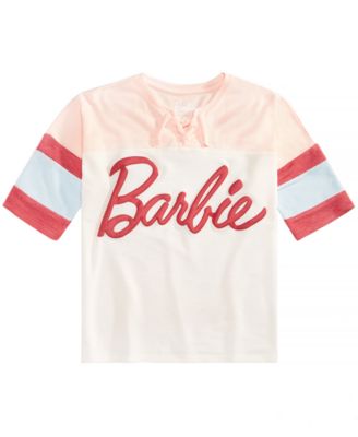 Barbie Big Girls Colorblocked Lace-Up T 