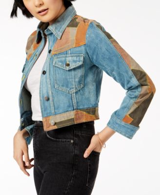 free people denim vest