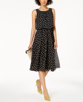 nine west polka dot dress