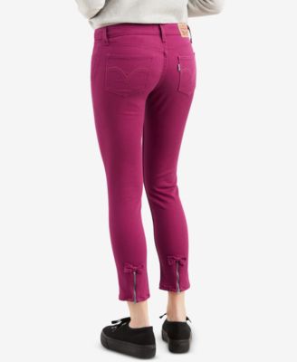 ankle bow jeans