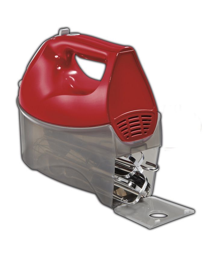 Hamilton Beach Ensemble Red Hand Mixer with SnapOn Case & Reviews